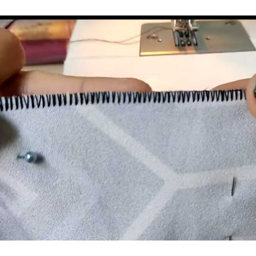 Sapatilha Doméstica Ponto Overlock