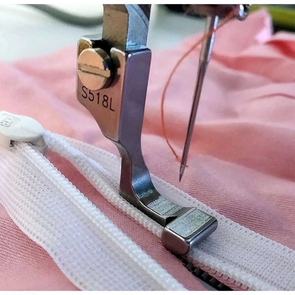 Calcador Industrial Zíper Invisível Face Única