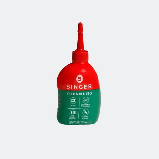 Oleo singer original multiuso de 100ml para lubrificação de maquinas de costura e uso em geral.
